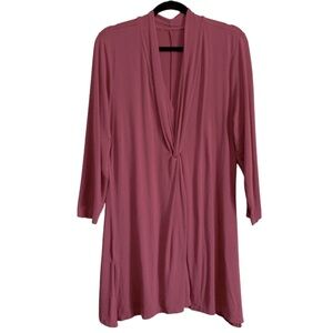 Soft Surroundings Jemez Mallard Pink Deep V-Neck Tunic